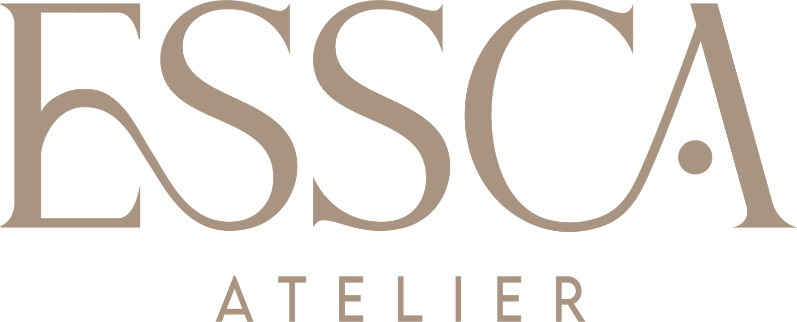 Logo Essca Atelier marrón